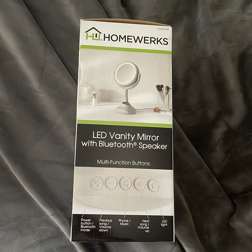 HomeWerks Bluetooth LED Vanity Mirror
